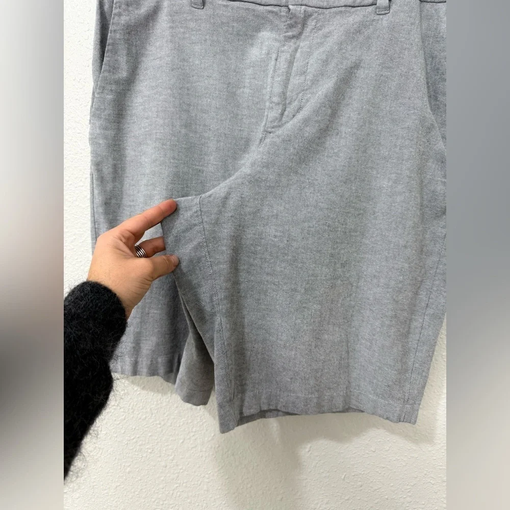 Lululemon Gray Performance Cotton  Mens Shorts Size 36